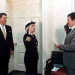 Grace Hopper being promoted to Commodore, by Pete Souza, Official White House Photographer for Presidents Reagan and Obama